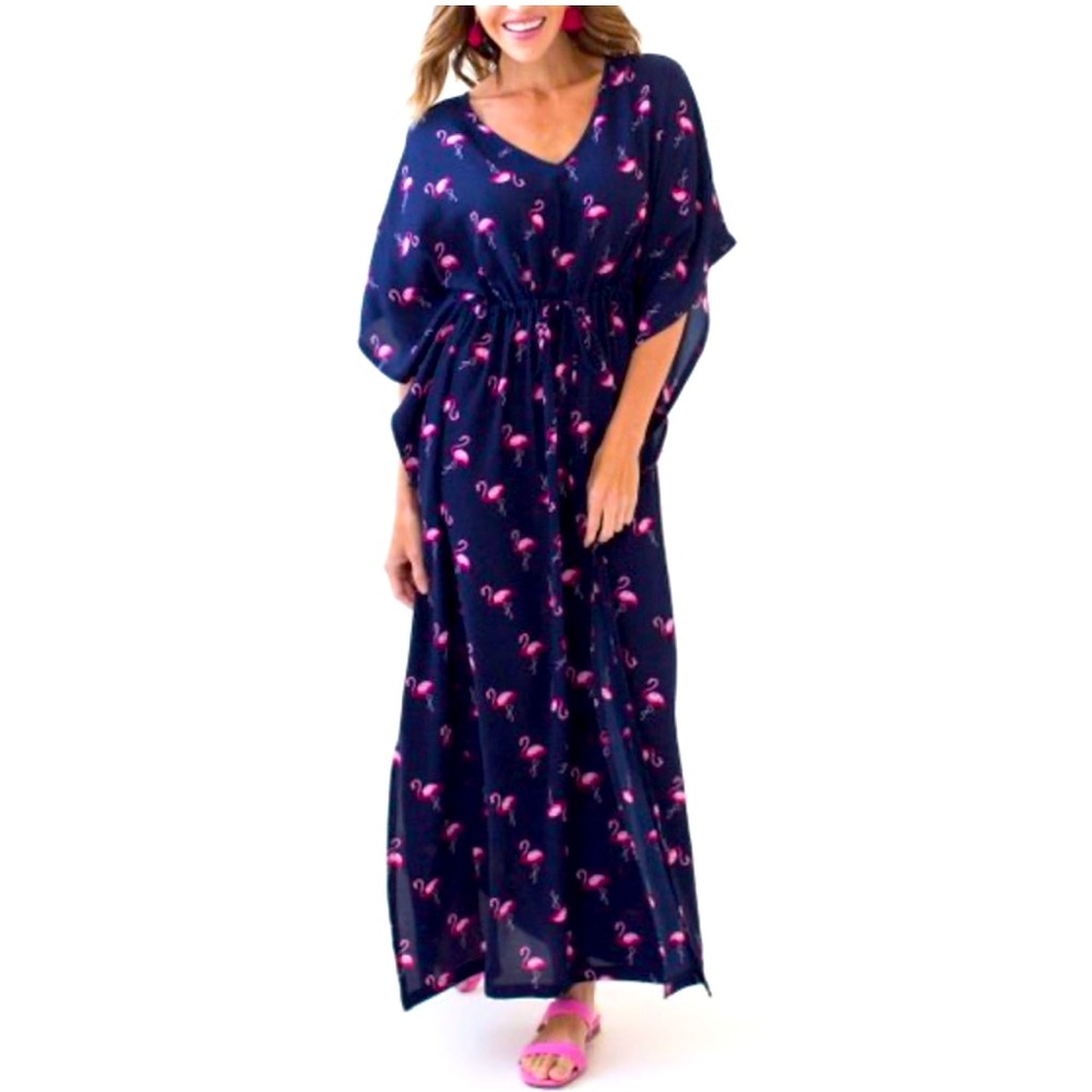 Agnes & Dora Flamingo Caftan